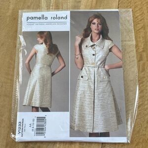 Pamella Roland Vogue American Designer Sewing Pattern Sz 6-12 UNCUT